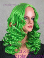 20" Ecto Green Curly Midpart Cosplay Wig