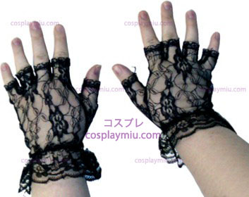 Gloves Negro Fingerless 1 Sz