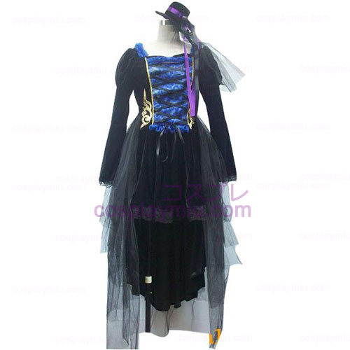 Vocaloid Mujeres black Trajes Cosplay