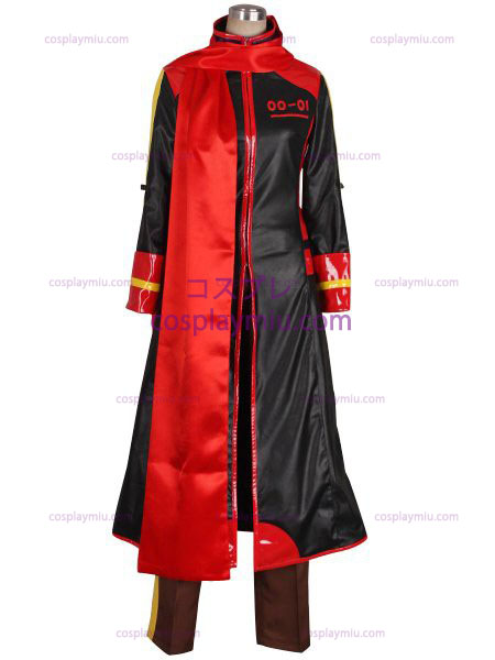 Vocaloid Akaito Red and Negro Trajes Cosplay
