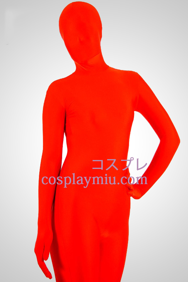 Red Lycra Spandex Unisex Zentai Suit