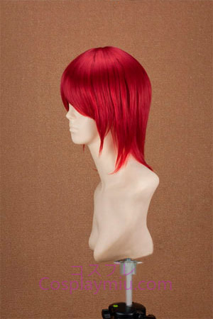 Vocaloid Akaito Vino Rojo peluca corta de Cosplay