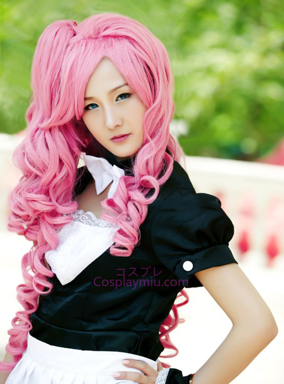 Lindo Vocaloid Luka largo cosplay peluca