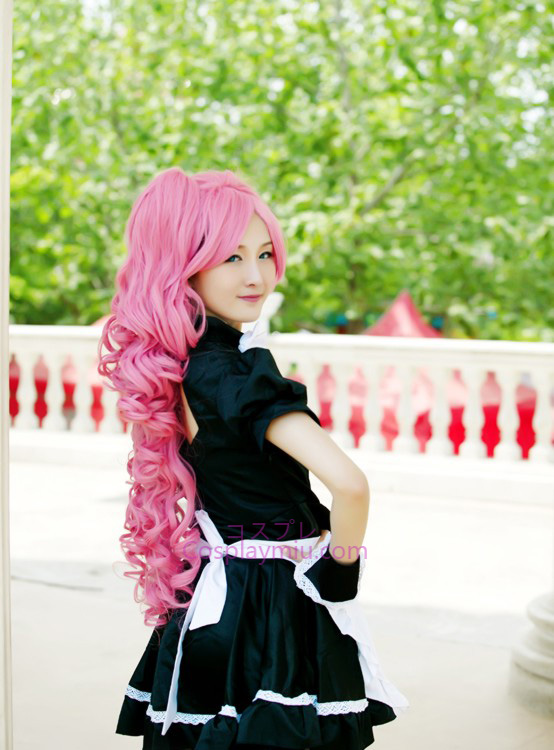 Lindo Vocaloid Luka largo cosplay peluca