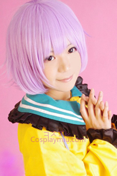 Touhou Project Komeiji Satori Corto Light Purple peluca
