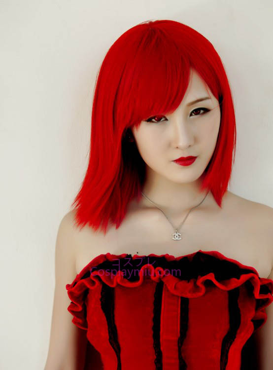 Kuroshitsuji Angelina Dulles Red Short cosplay peluca
