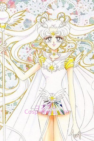 Sailor Moon Tsukino Usagi Sailor Moon Silver largo cosplay peluca