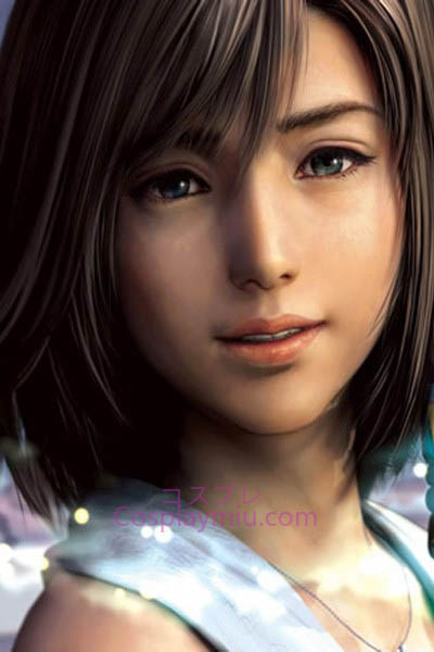 Final Fantasy X Yuna Cosplay peluca